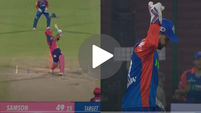 [Watch] Pant Says 'See You Later Riyan Parag' As Rasikh Castles RR Batter With A Peach